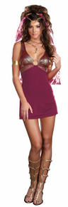 View Item Adult Ladies Uk 14-16 Medusa Snaked Greek Goddess Hallloween Fancy Dress Costume